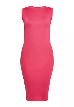 Вязаное платье NAEMI Knitted dress, розовый