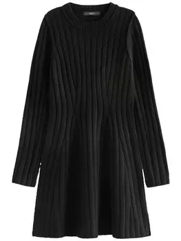 Вязаное платье Next, черный