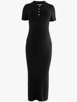 Вязаное платье Next, черный