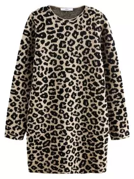 Вязаное платье Next Knitted dress, бежевый