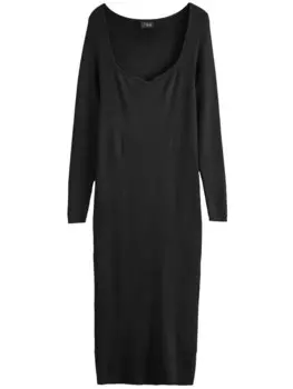 Вязаное платье Next Knitted dress, черный