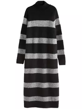 Вязаное платье Next Knitted dress, черный