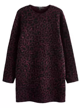 Вязаное платье Next, красный