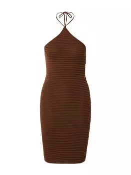 Вязаное платье NLY by Nelly, цвет Chestnut brown