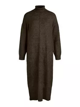Вязаное платье OBJECT Abbie, цвет Chestnut brown