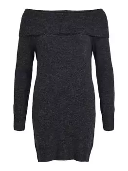 Вязаное платье OBJECT GEROMIA, темно-серый