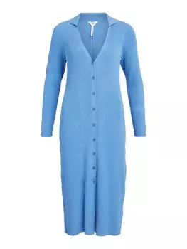 Вязаное платье OBJECT Petite LASIA, синий