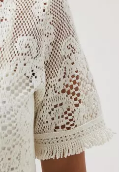 Вязаное платье OBJKAMINO DRESS Object, бежевый