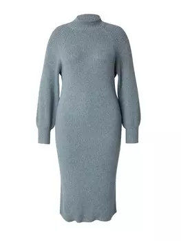 Вязаное платье ONLY Carmakoma Knitted dress CARSILJA, цвет jade