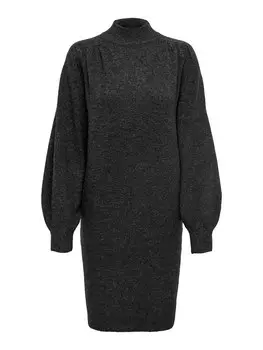 Вязаное платье ONLY Knitted dress, антрацит