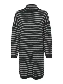 Вязаное платье ONLY ONLTalio, цвет Dark grey/mottled grey