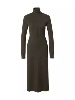 Вязаное платье & Other Stories Knitted dress, оливковый
