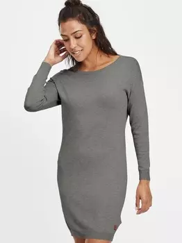 Вязаное платье окселла Oxmo, серый