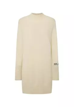 Вязаное платье Pepe Jeans Knitted dress HAZEL, белый