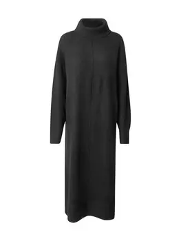 Вязаное платье PIECES Knitted dress, черный