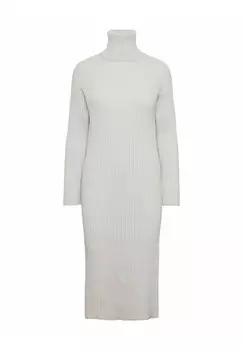 Вязаное платье Pieces, молочный