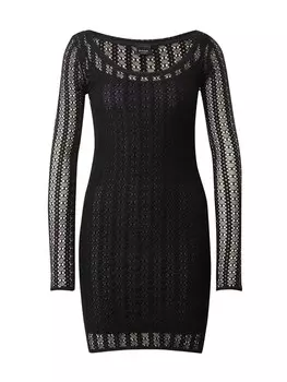 Вязаное платье PINKO Knitted dress Abito, черный