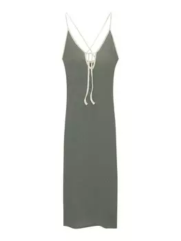 Вязаное платье Pull&Bear, цвет Fir