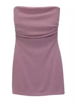 Вязаное платье Pull&Bear, цвет Mauve