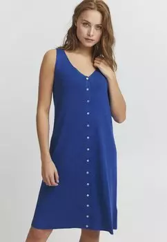 Вязаное платье PULZ, синий