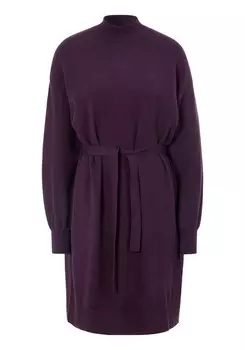 Вязаное платье Ragwear Knitted dress, цвет aubergine