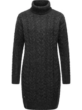Вязаное платье Ragwear Knitted dress Janna, темно-серый
