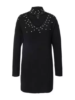 Вязаное платье River Island, черный
