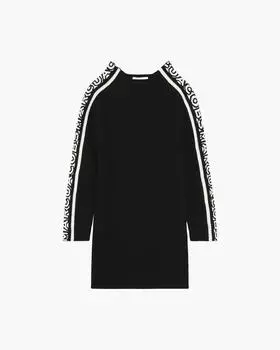 Вязаное платье с логотипом Marc Jacobs, черный