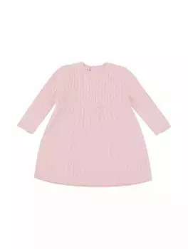 Вязаное платье с логотипом Ralph Lauren, розовый