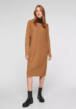 Вязаное платье s.Oliver, бежевый