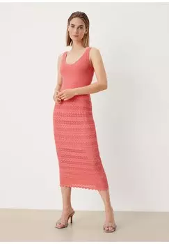 Вязаное платье s.Oliver, розовый