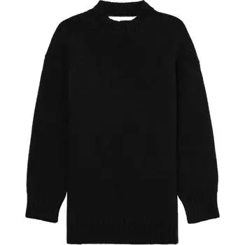 Вязаное платье с вырезом WE11DONE, черный