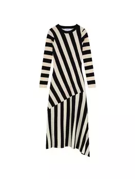 Вязаное платье Scalpers, черный