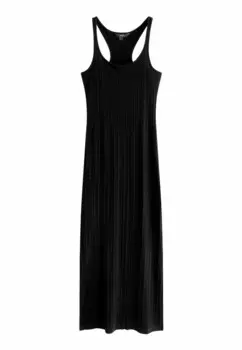 Вязаное платье SLEEVELES SCOOP NECK REGULAR FIT Next, черный