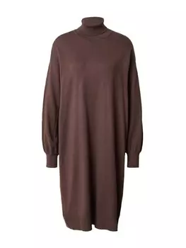 Вязаное платье Soft Rebels LEA, коричневый