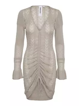 Вязаное платье SOMETHINGNEW, серый