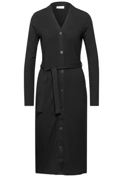 Вязаное платье Street One Studio, черный