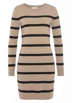 Вязаное платье Tamaris, бежевый