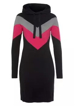 Вязаное платье Tamaris, черный