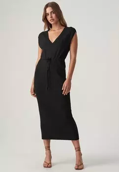 Вязаное платье THE FATED, черный