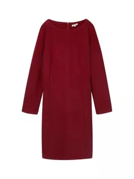 Вязаное платье TOM TAILOR Knitted dress, темно-красный