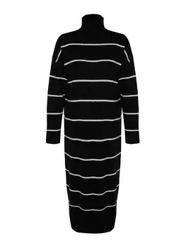 Вязаное платье Trendyol, черный