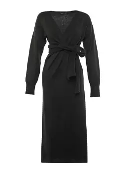 Вязаное платье Trendyol Knitted dress, черный