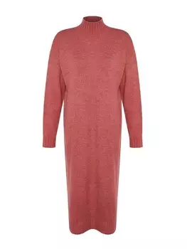 Вязаное платье Trendyol Knitted dress, цвет raspberry