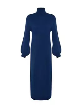 Вязаное платье Trendyol Knitted dress, синий