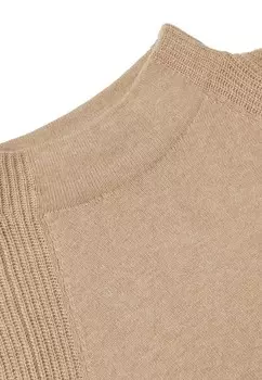 Вязаное платье TUBULAR CUFFS United Colors of Benetton, бежевый