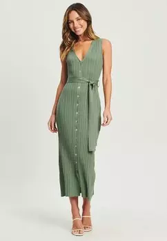 Вязаное платье TUSSAH, зеленый
