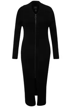 Вязаное платье Ulla Popken Knitted dress, черный