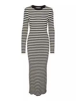 Вязаное платье VERO MODA Knitted dress, бежевый