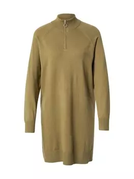 Вязаное платье VERO MODA Knitted dress VMHAPPINESS, хаки
